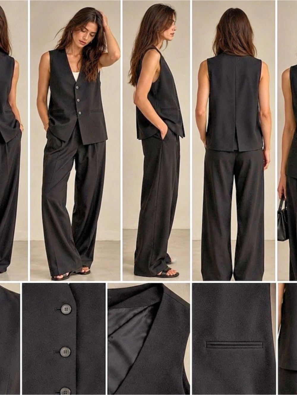 Black Zara Vest Like New